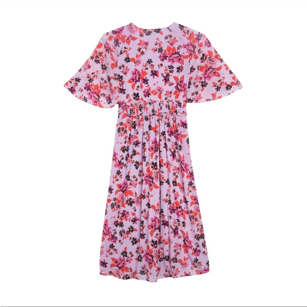 NWT Diane Von Furstenberg Napa Floral Midi Dress - Picture 4 of 10